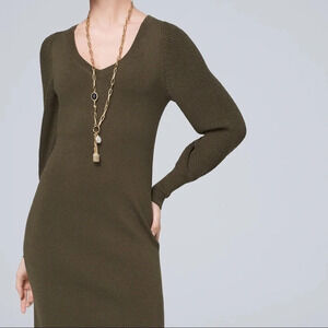{White House Black Market} sweater dress